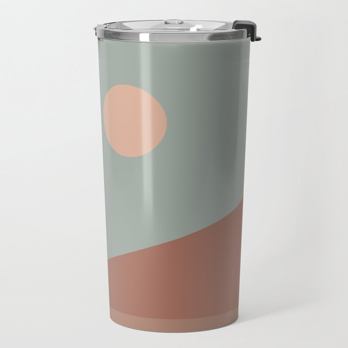 Geometric Landscape 04 Travel Mug Gallery Image 2