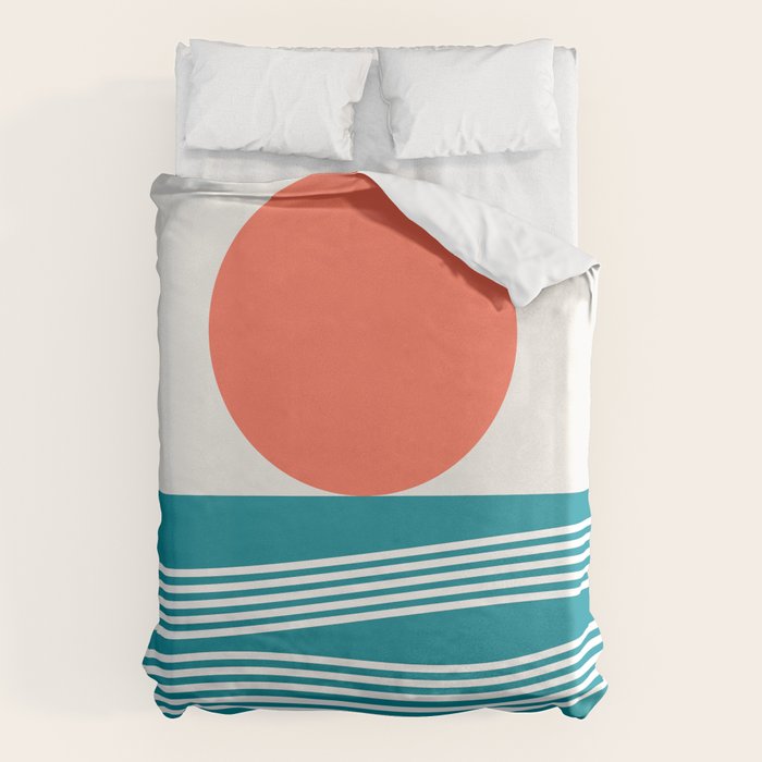 Abstract Landscape 16A Duvet Cover Gallery Image 1