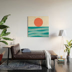 Abstract Landscape 16A Wood Wall Art Gallery Image 2