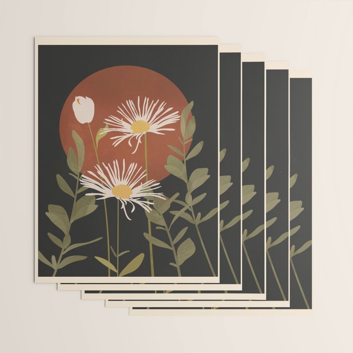 Abstract Florals 4 Wrapping Paper Gallery Image 3