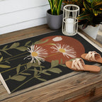 Abstract Florals 4 Outdoor Rug Gallery Image 2
