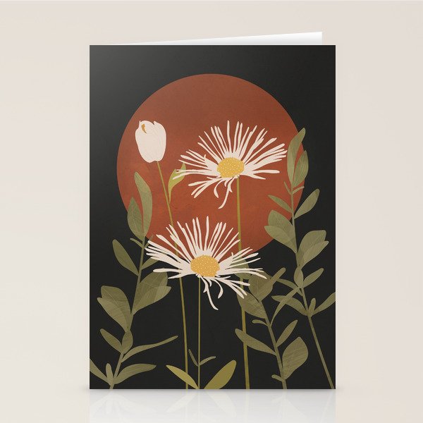 Abstract Florals 4 Stationery Card Gallery Image 2