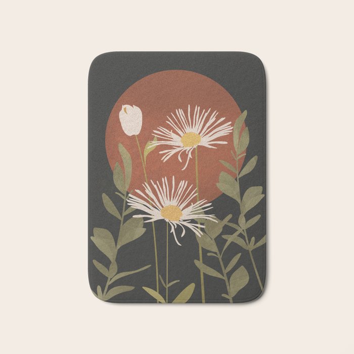 Abstract Florals 4 Bath Mat Gallery Image 1