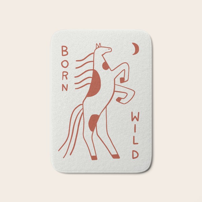 Born Wild  Bath Mat Gallery Image 1