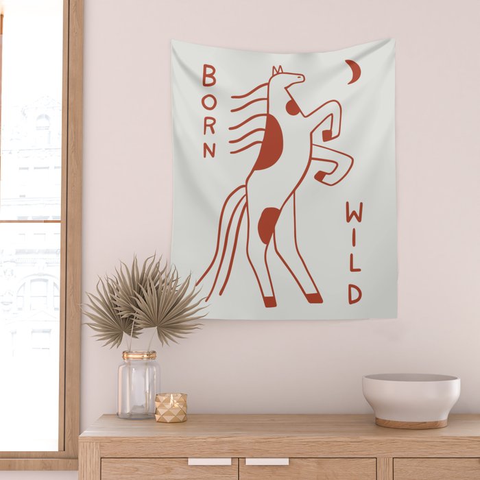 Born Wild  Wall Tapestry Gallery Image 2