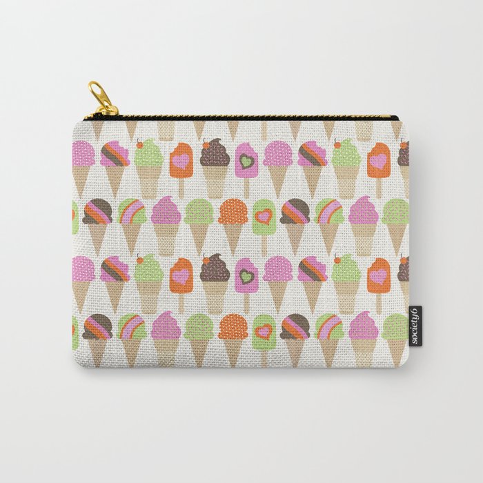 i love ice cream Carry All Pouch Gallery Image 1