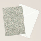 Indian Paintbrush - dusty light blue Stationery Card Gallery Image 2