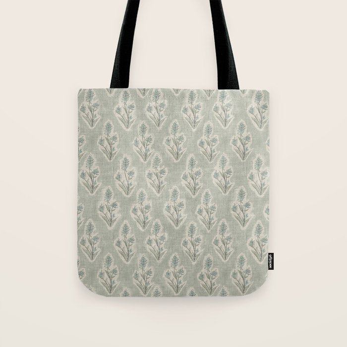 Indian Paintbrush - dusty light blue Tote Bag Gallery Image 1