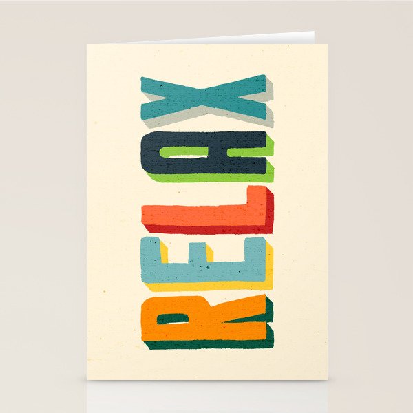 Relax Stationery Card Gallery Image 1