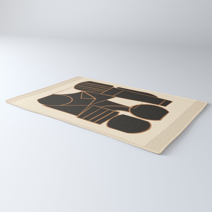 Abstract Line Shapes 10 Rug Gallery Image 3