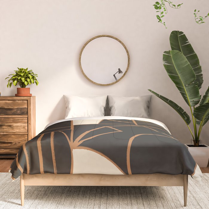 Abstract Line Shapes 10 Comforter Gallery Image 3
