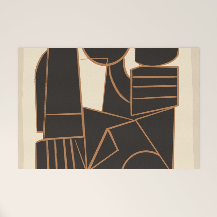 Abstract Line Shapes 10 Welcome Mat Gallery Image 1