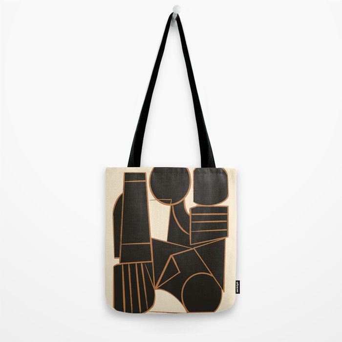Abstract Line Shapes 10 Tote Bag Gallery Image 2