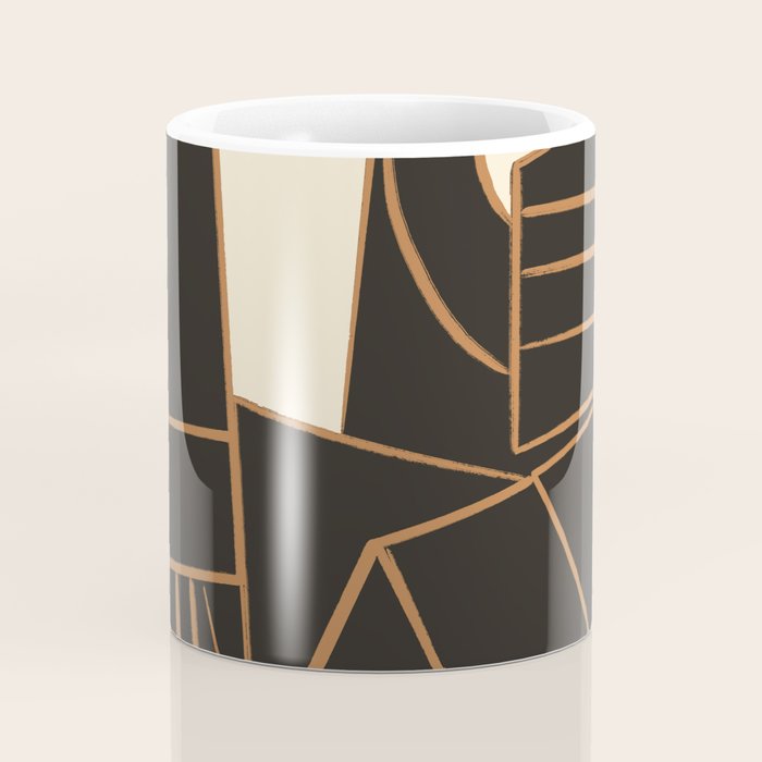 Abstract Line Shapes 10 Coffee Mug Gallery Image 4