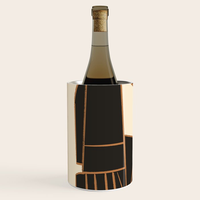 Abstract Line Shapes 10 Wine Chiller Gallery Image 2