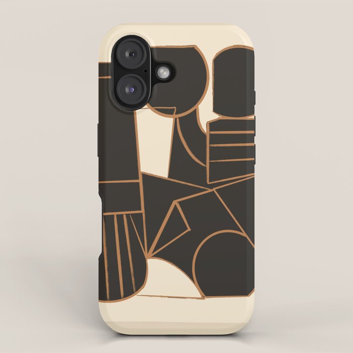 Abstract Line Shapes 10 iPhone Case Gallery Image 1