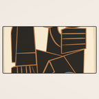 Abstract Line Shapes 10 Desk Mat Gallery Image 3