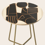 Abstract Line Shapes 10 Side Table Gallery Image 2