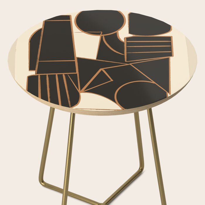 Abstract Line Shapes 10 Side Table Gallery Image 2