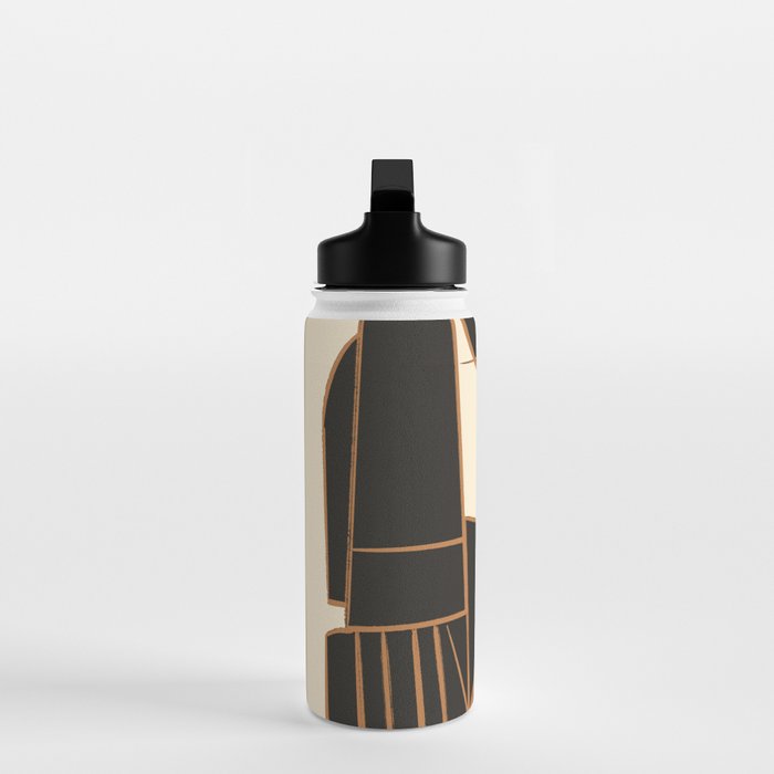 Abstract Line Shapes 10 Water Bottle Gallery Image 3