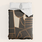 Abstract Line Shapes 10 Comforter Gallery Image 6