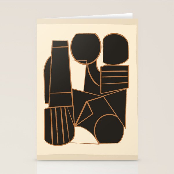 Abstract Line Shapes 10 Stationery Card Gallery Image 2