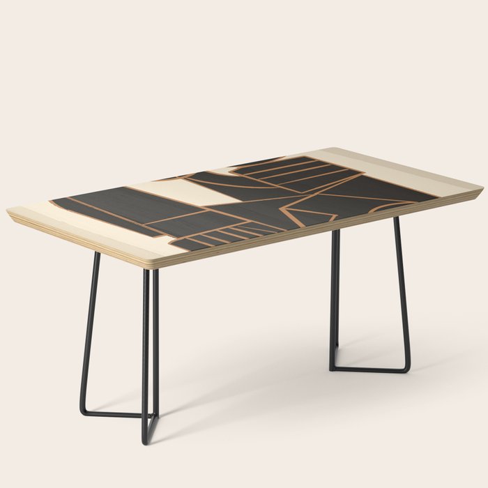 Abstract Line Shapes 10 Coffee Table Gallery Image 1