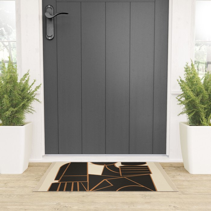 Abstract Line Shapes 10 Welcome Mat Gallery Image 3