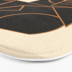 Abstract Line Shapes 10 Bath Mat Gallery Image 3