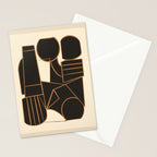 Abstract Line Shapes 10 Stationery Card Gallery Image 2