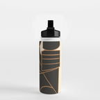 Abstract Line Shapes 10 Water Bottle Gallery Image 2