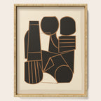 Abstract Line Shapes 10 Serving Tray Gallery Image 1