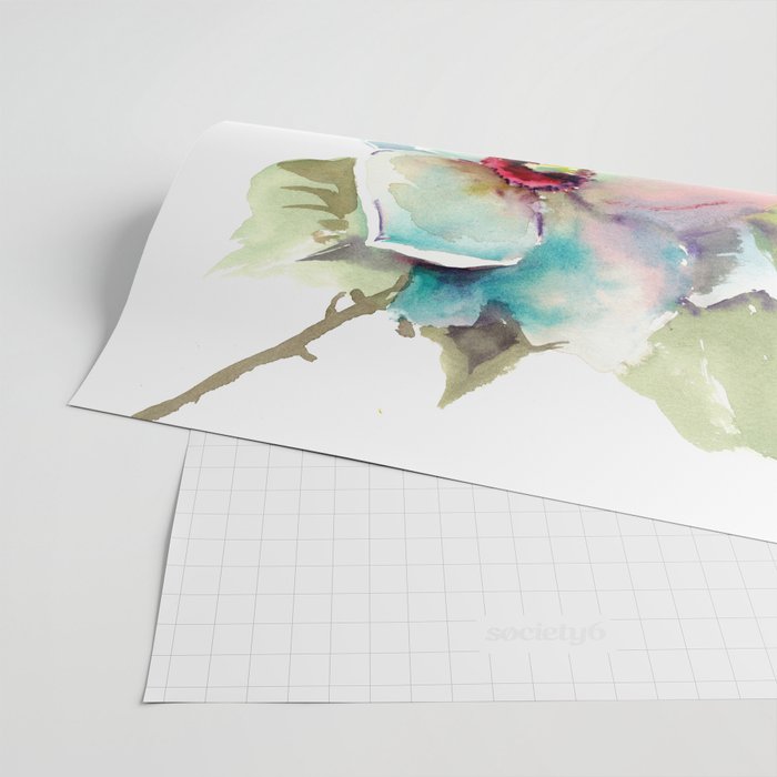 Hummingbird and White Magnolia Wrapping Paper Gallery Image 2