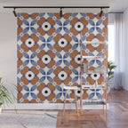 Moroccan Tile - poppy Wall Mural Gallery Image 1