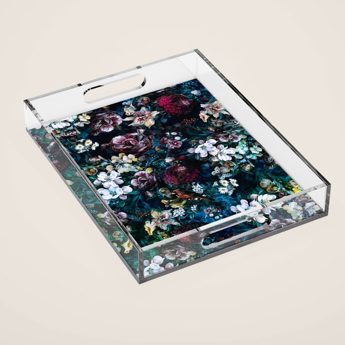 Night Garden 21 Acrylic Tray Gallery Image 1