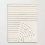 Minimal Line Curvature V Natural Neutral Mid Century Modern Arch Abstract Notebook Gallery Image 4