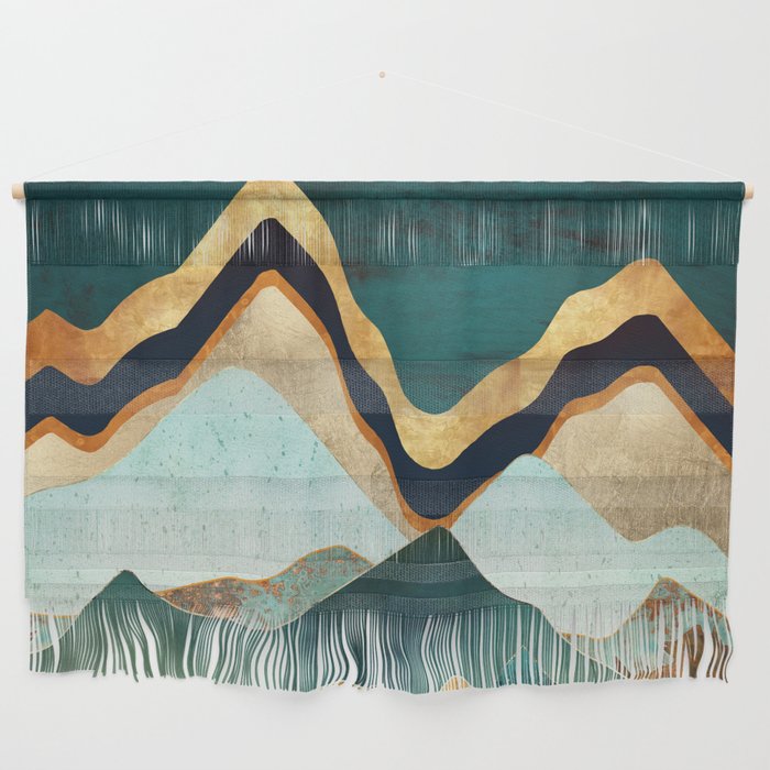 Velvet Copper Mountains Wall Hanging Gallery Image 1