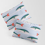 Large Sardines Pattern Pillow Sham Gallery Image 3