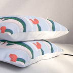 Large Sardines Pattern Pillow Sham Gallery Image 3