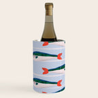Large Sardines Pattern Wine Chiller Gallery Image 2