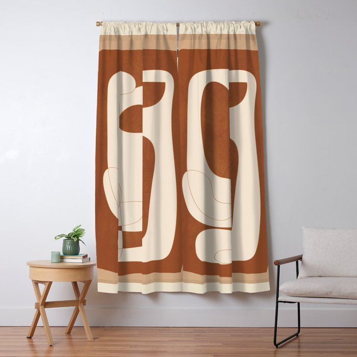 Abstract Geometry 2 Window Curtain Gallery Image 5