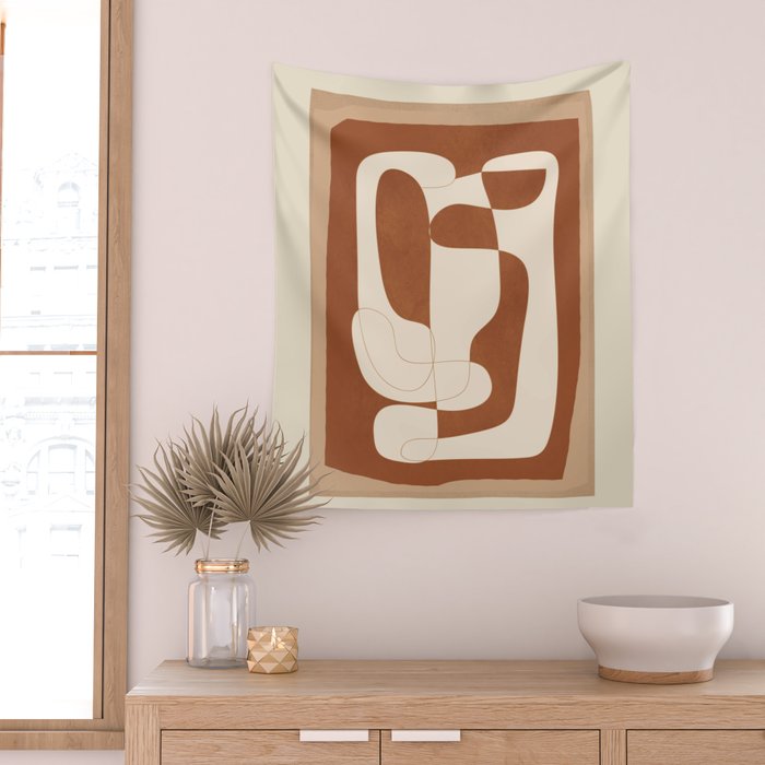 Abstract Geometry 2 Wall Tapestry Gallery Image 2