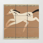 horse Wood Wall Art Gallery Image 1