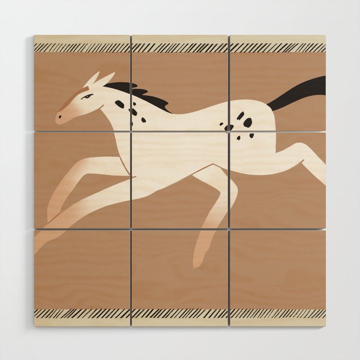 horse Wood Wall Art Gallery Image 1