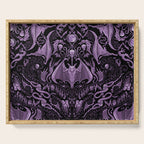 Bats and Beasts (Purple) Serving Tray Gallery Image 1