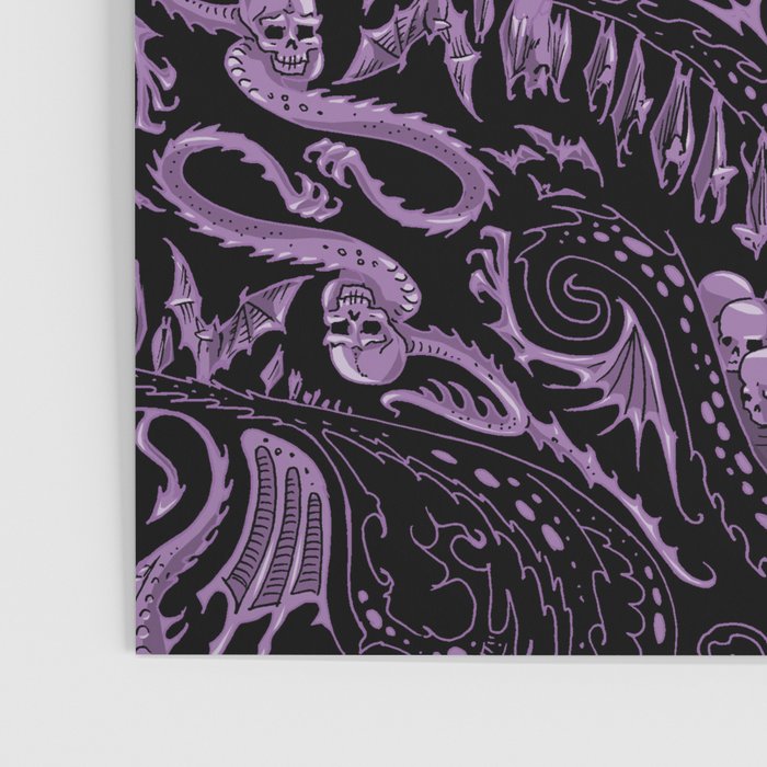 Bats and Beasts (Purple) Poster Gallery Image 3