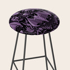 Bats and Beasts (Purple) Stool Gallery Image 2