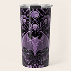 Bats and Beasts (Purple) Travel Mug Gallery Image 1