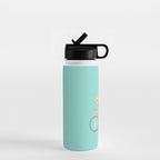 Cockatiel on a Bicycle Water Bottle Gallery Image 1