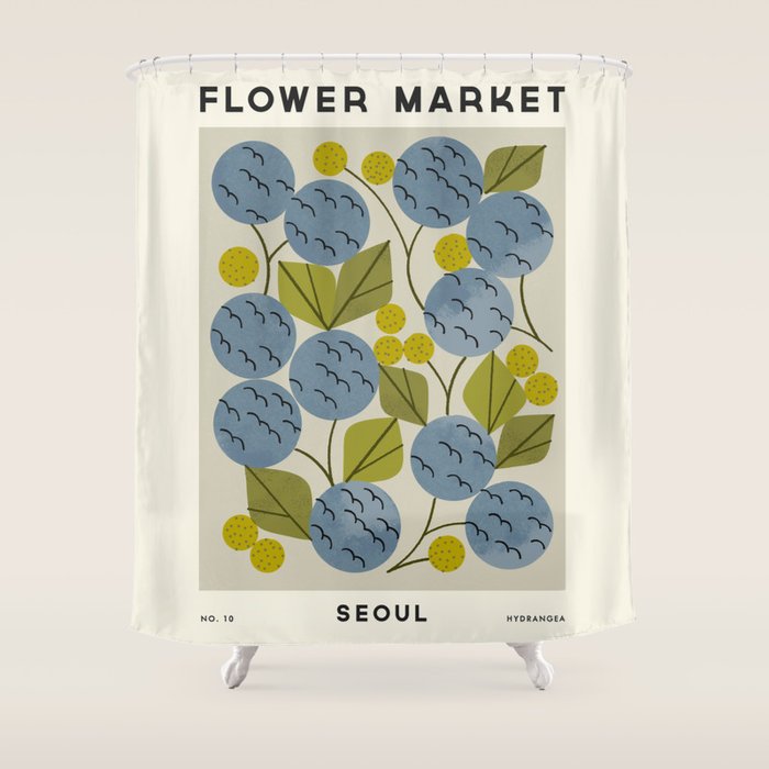 Flower Market No. 10 Shower Curtain Gallery Image 1